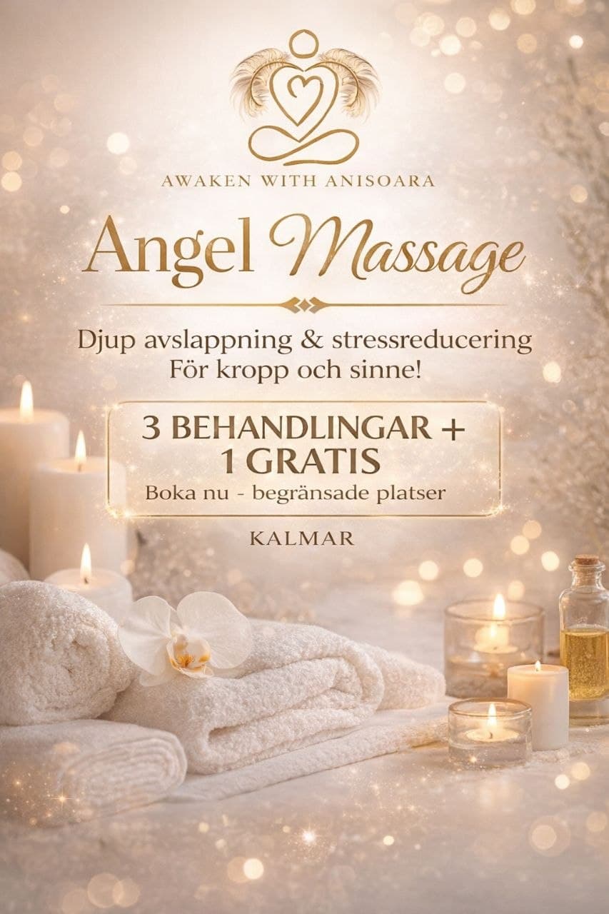 Affisch för Angel Massage med Anisoara i Kalmar